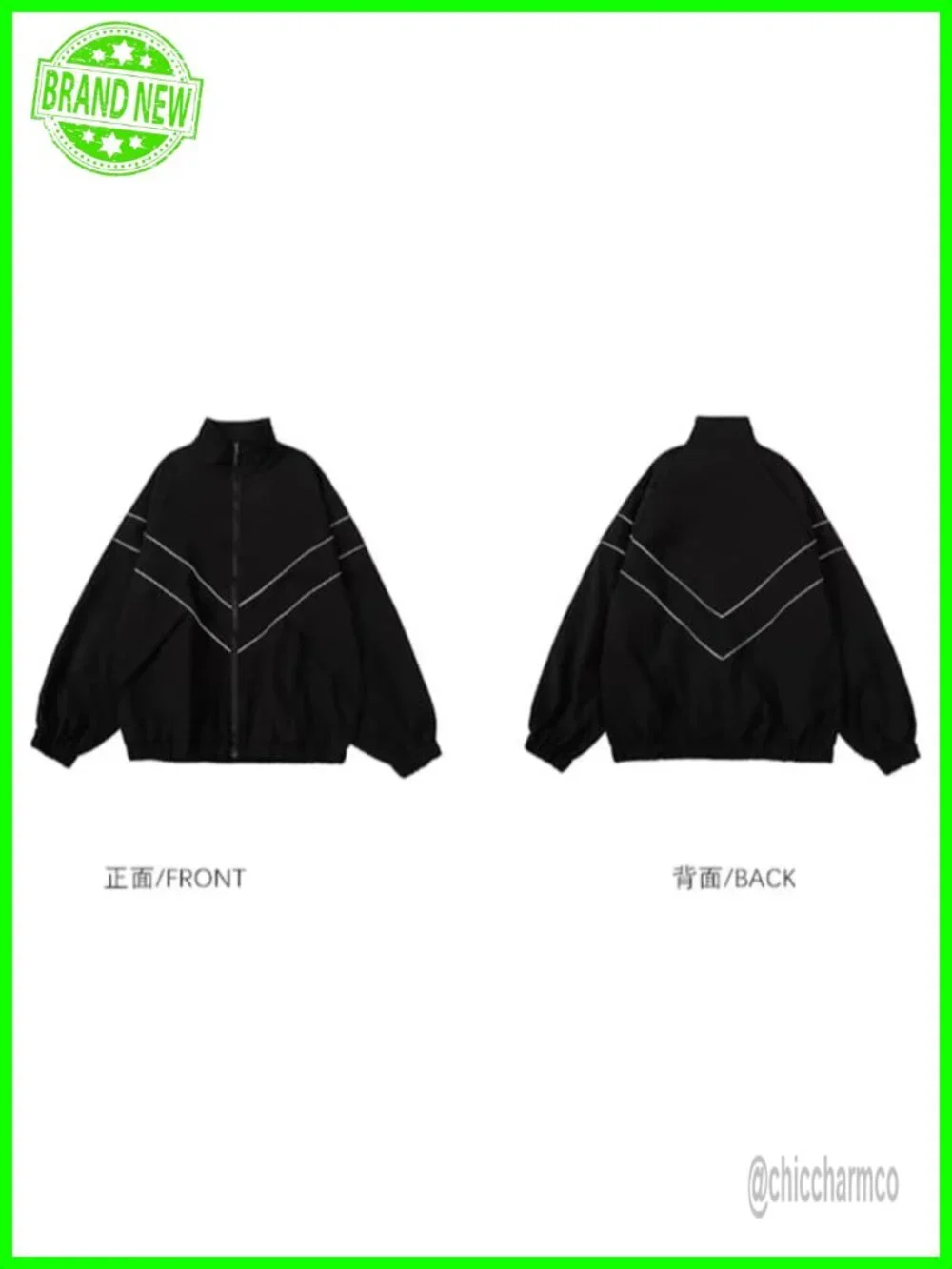 Vintage Patchwork Bomber Jacket Polyester Lightweight Windbreaker Streetwear